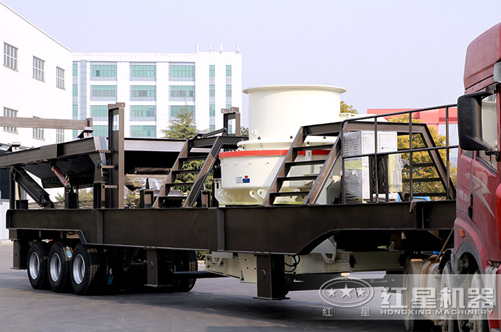 移動石粉制砂機發貨現場，到場即可作業